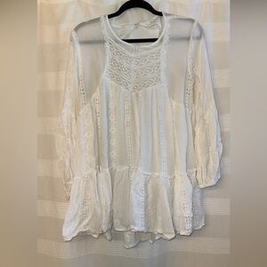 Free People long-sleeve long length women’s top